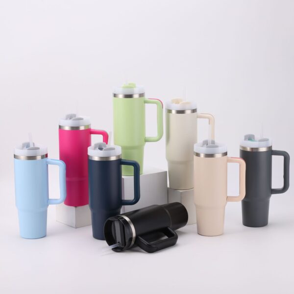oly-040d5f0777b4e004d352366e4dca337b Wholesale 30oz stainless steel car cup handy portable ice cup with handle explosions Valentine's Day vacuum insulation cup