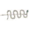 Wholesale Fashion Full Diamond Snake Hairpin Women's Alloy Rhinestone Clip Side Clip Bangs Clip Hairpin Hair Accessories