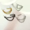 Wholesale Fashionable Black Stainless Steel Nose Ring Piercing 16G Barbell Dangle Pendant Unisex Stylish Punk Style Nose Stud Jewelry