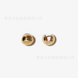 ER208 small size 1.0cm-18K Gold