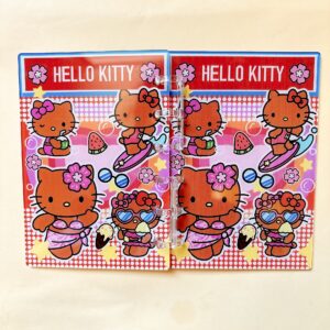 A783-black leather hello kitty (with inner pages and buckles)