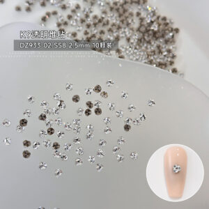 Ss8 transparent stacking drill 2.5mm (dz933-02)