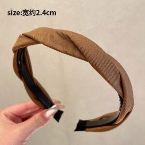 Twist hairband [khakis]]