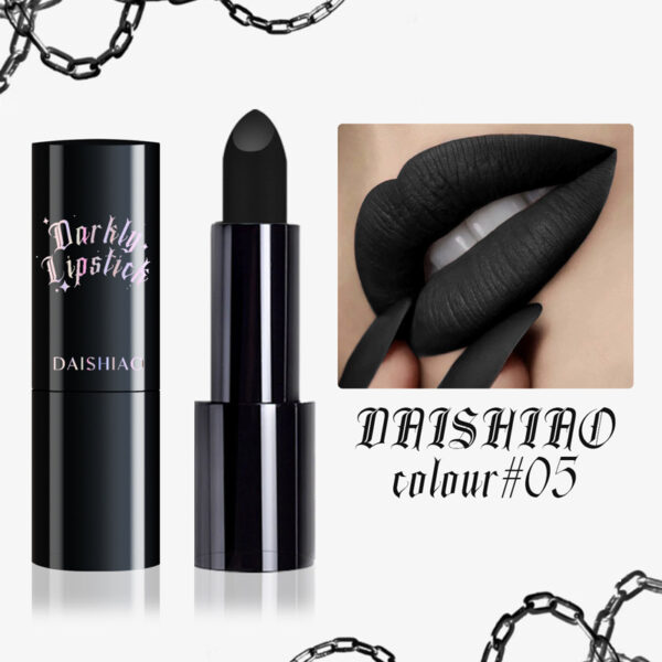 Wholesale Halloween Spot Mouth Black Lipstick Waterproof Long-Lasting Matte Lipstick Makeup Lip Gloss