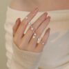 oly-047aef42788d37b338700d42c257a1c2 Wholesale Brilliant Zircon Bracelet Women's Summer French High-end Niche Design Light Luxury All-match Bracelet