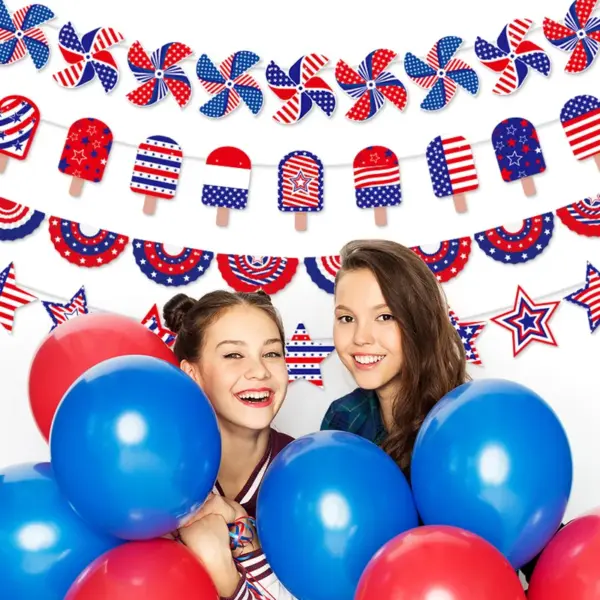 Wholesale Independence Day Paper Banner For Party Decorations, Perfect For Event & Party Supplies