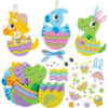 oly-04b89081f0dc6454490541829c1d37dd Wholesale Easter decoration EVA FOAM sticker FOAM FOAM egg rabbit dinosaur DIY suit