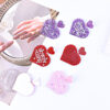 Wholesale  Valentine's Day earrings red pink purple lovely earrings Cupid letter earrings