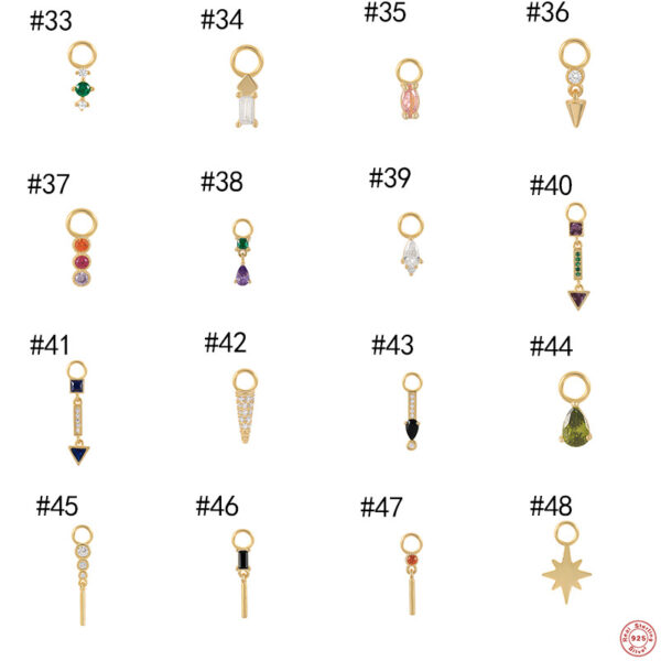 Wholesale Silver natural pearl earrings, freshwater pearl earrings, pendant
