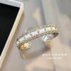 oly-051f13e5869fd82df613cf4134f1917d Wholesale Italian Court Style Buchi Family Manli Wreath Bracelet Counter with Textured Carved Gold Baking Paint Full Diamond Bracelet for Women