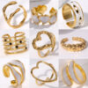 Wholesale Titanium steel ring with non-fading color, stainless steel index finger ring