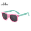 oly-0535b49d60eebe91079b2cadc0dcc6df Wholesale children's silicone sunglasses fashion mi nail catwalk sunglasses color matching men's and women's baby sun protection glasses