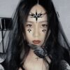 oly-053a83635ad3c080519fe4837682e4c9 Wholesale Internet Celebrity DIY Face Stickers, Eyebrow Stickers, Acrylic Accessories, Colorfulful Forehead Decoration, Masquerade Face Rhinestone Stickers