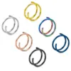 Wholesale Simple Style Solid Color Stainless Steel Plating Nose Ring 1 Piece Nose Pin