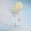 Wholesale Waterproof Square Necklace For Women In 304 Stainless Steel With 18K Gold Plated PVD Coating And Zircon Inlay