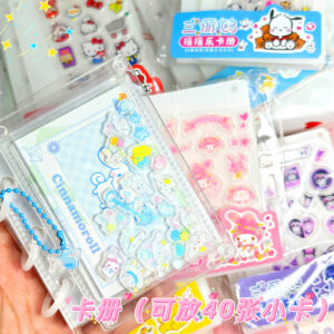 Wholesale Sanrio 3inch Small Card Album Polaroid Photo Album Shaker Handmade diy Creative Acrylic Loose-leaf