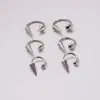 Wholesale 1 Piece Lip Rings Simple Style Geometric 304 Stainless Steel Plating 18K Gold Plated