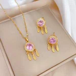 D119 Necklace-D120 Earrings