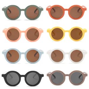 oly-05a369ef81be136a4f0d64250660174b Wholesale Round Retro Danish Children's Sunglasses Wholesale Ins Cute Sunshade Trendy Baby Bear Junior Sunglasses