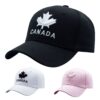 oly-05bc8f112c5a32ca6474b04a946cf56e Wholesale Hat Baseball Cap Canadian Maple Leaf Embroidery Wholesale Peaked Cap