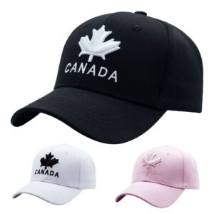 Wholesale Hat Amazon New Baseball Cap Canadian Maple Leaf Embroidery European and American Cross-Border Wholesale Peaked Cap Temu Xiyin