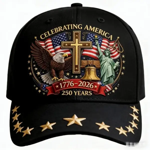 Wholesale Men's Eagle Baseball Cap With Curved Brim Featuring UV Protection, Made Of Polyester With Printing Design