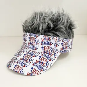 Full Letter Print - Gray Wig / adjustable