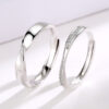 Wholesale Mobius Couple Ring Fashion 520 Valentine's Day Ring Female Popular Simple Open Ring  Valentine's Day Gift