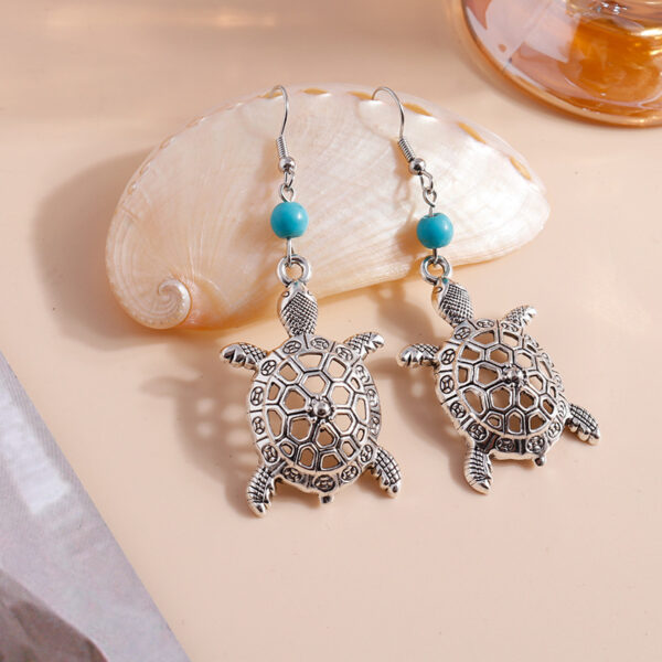 oly-062fdccab645b698ed051c4da5ac4687 Wholesale hollow turtle earrings cute vintage personality turtle alloy turtle earrings jewelry