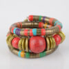 oly-0640a4ef8f26ee0ed99c49bc981660ec Wholesale sales three-circle bracelet style exaggerated personality spacer retro beaded Bohemian multi-layer bracelet