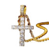 Wholesale Twist Chain Cross Men's Simple Jewelry Casual Pendant Hip-Hop Necklace Pendant Men's Popular Cross