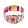 Wholesale Trendy Leather Copper Tube Beaded Bracelet Magnetic Clasp Hand Chain Style Unisex Personality Bracelets