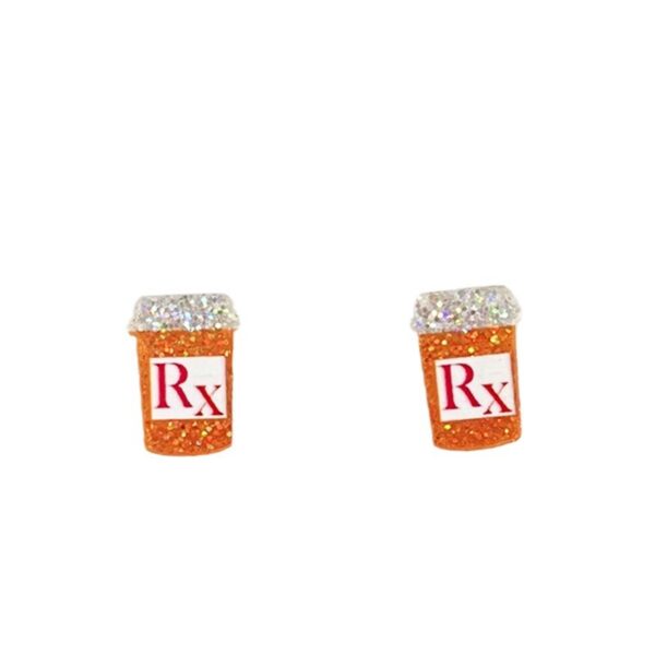 oly-068f09c491289a8203a024eab107c9b4 Wholesale Supply Medical Staff Holiday Gift Jewelry Teeth Nurses Clothing Nurses Hat Love Shiny Small Earrings