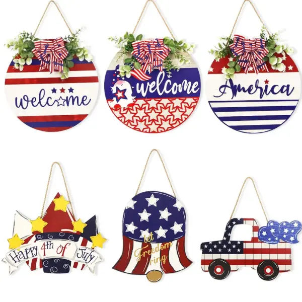 Wholesale Halloween Wooden Welcome Sign LED Light Holiday Home Decoration Outdoor Party Wedding Birthday Family Gathering Props