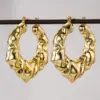 Wholesale Three-dimensional Geometric Earrings For Women In Copper With KC Golden Plated Water Plating And 0.03µm Thickness