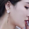 oly-06b56d16ea08abe2f443a6b2e4cf115e Wholesale French Accessible Luxury Personalized Inlaid Super Flash Full Diamond Earrings Full Diamond Claw Chain Tassel Earrings Long Tassel Versatile Earrings