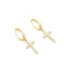 oly-06bbe91e1c878c66f970f4f0021f18a3 Wholesale Cross Earrings for Women with Diamond Zircon Simple Versatile Earrings Selling Wholesale Earrings Fashion