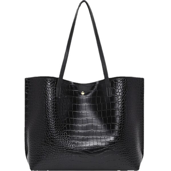 Wholesale Tote bag with crocodile pattern, large capacity women's bag