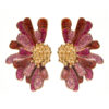 Wholesale Retro Fashion Alloy Oil Drop Flower Earrings Light Luxury Carnival All-match Elegant Earrings