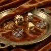 Wholesale Heart Shape Asymmetrical Ring Necklace For Women In Copper With 14K Real Gold Plated Coating 0.03µm