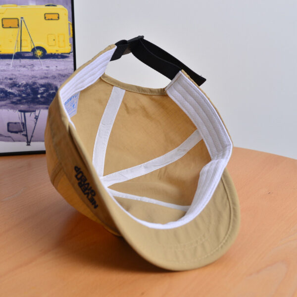 oly-071d249a15e9a61eb83ed6f62806cae8 Wholesale Side letter embroidery quick-drying short-brimmed baseball hat for men and women spring breathable cap tide