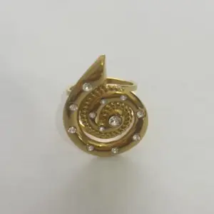 18K Real Gold Snail