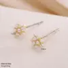 Wholesale 1 Pair Elegant Glam Flower Inlay Alloy Pearl Ear Studs