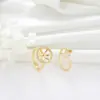 Wholesale Unisex Adjustable Butterfly Ring In Electroplated Copper With Shell Inlay