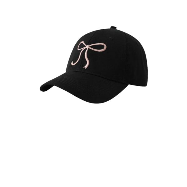 Wholesale Bow Baseball Cap Women's Sweet Cute Light Pink All-match Face Showing Small Hard Top Sunscreen Cap