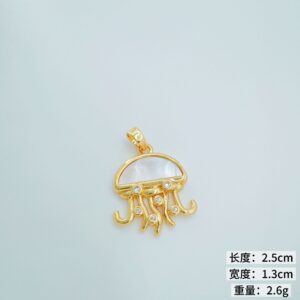 Jellyfish - Golden - White Clam