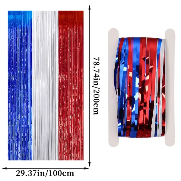 Wholesale Decorative Paper Fan Raindrop Confetti Set For American Independence Day Celebration Background Wall Party Supplies