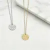 oly-07e988785fde5282f4d996cd14b52798 Wholesale Round Necklace For Independence Day, Unisex 14K Real Gold Plated With Hypoallergenic Box Chain