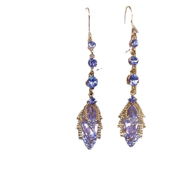 oly-0810041ec56071753114ab2b9ea81dbc Wholesale style purple diamond leaf earrings women's light luxury niche design high temperament earrings