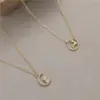 Wholesale Deer Pendant Necklace For Women In Copper With 14K Real Gold Electroplated And Diamond Inlay